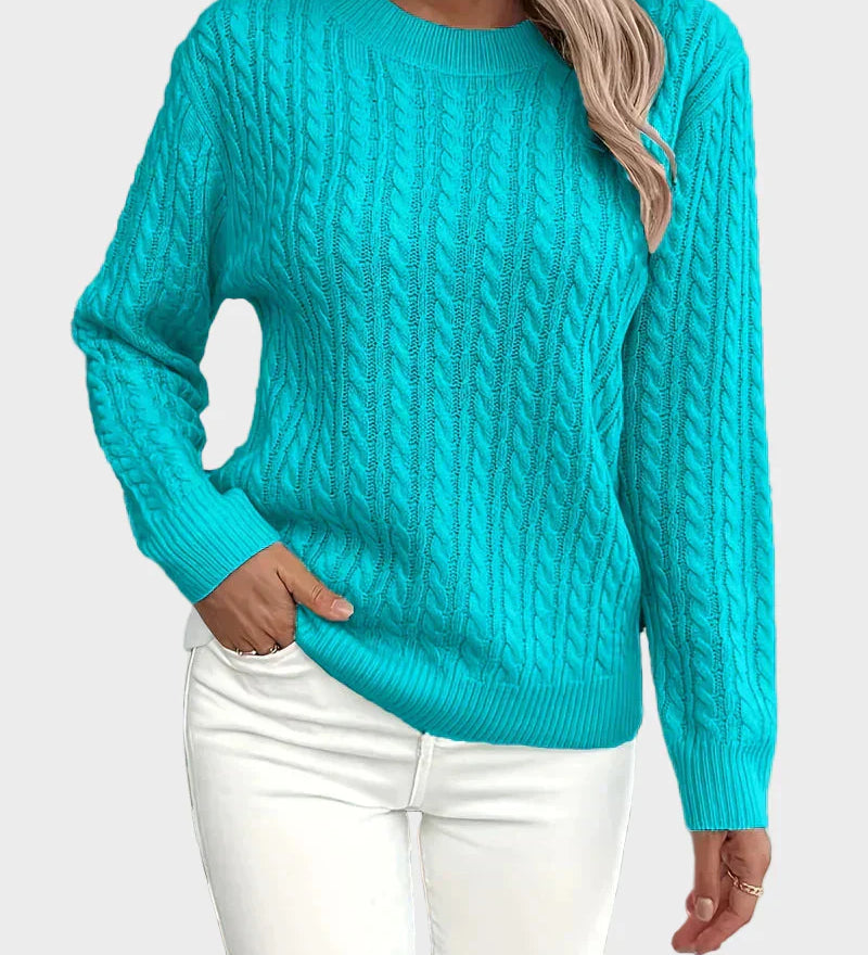 QUINISHA – Pletený svetr s vzorem