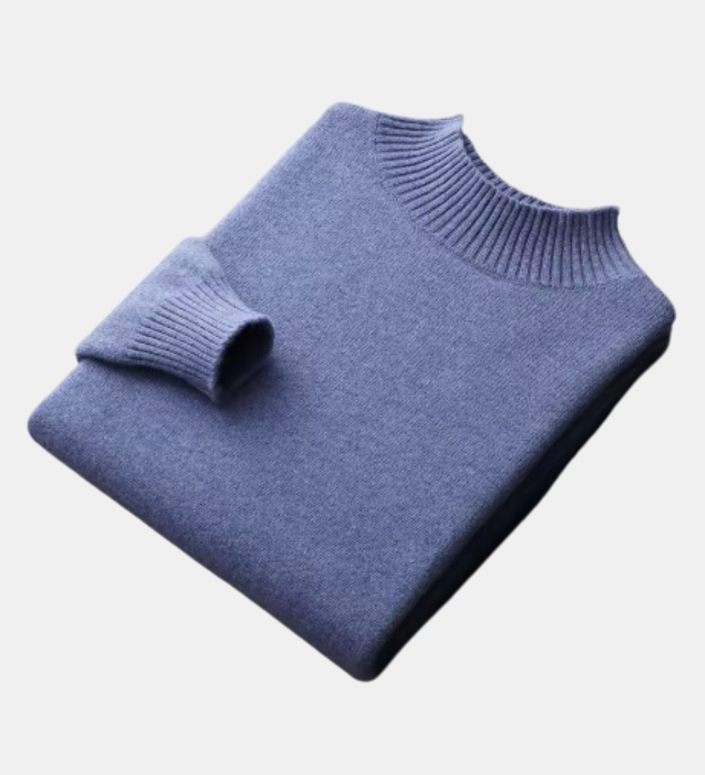 KIKO - Svetr Mercurius s polo-vysokým límcem z vlny