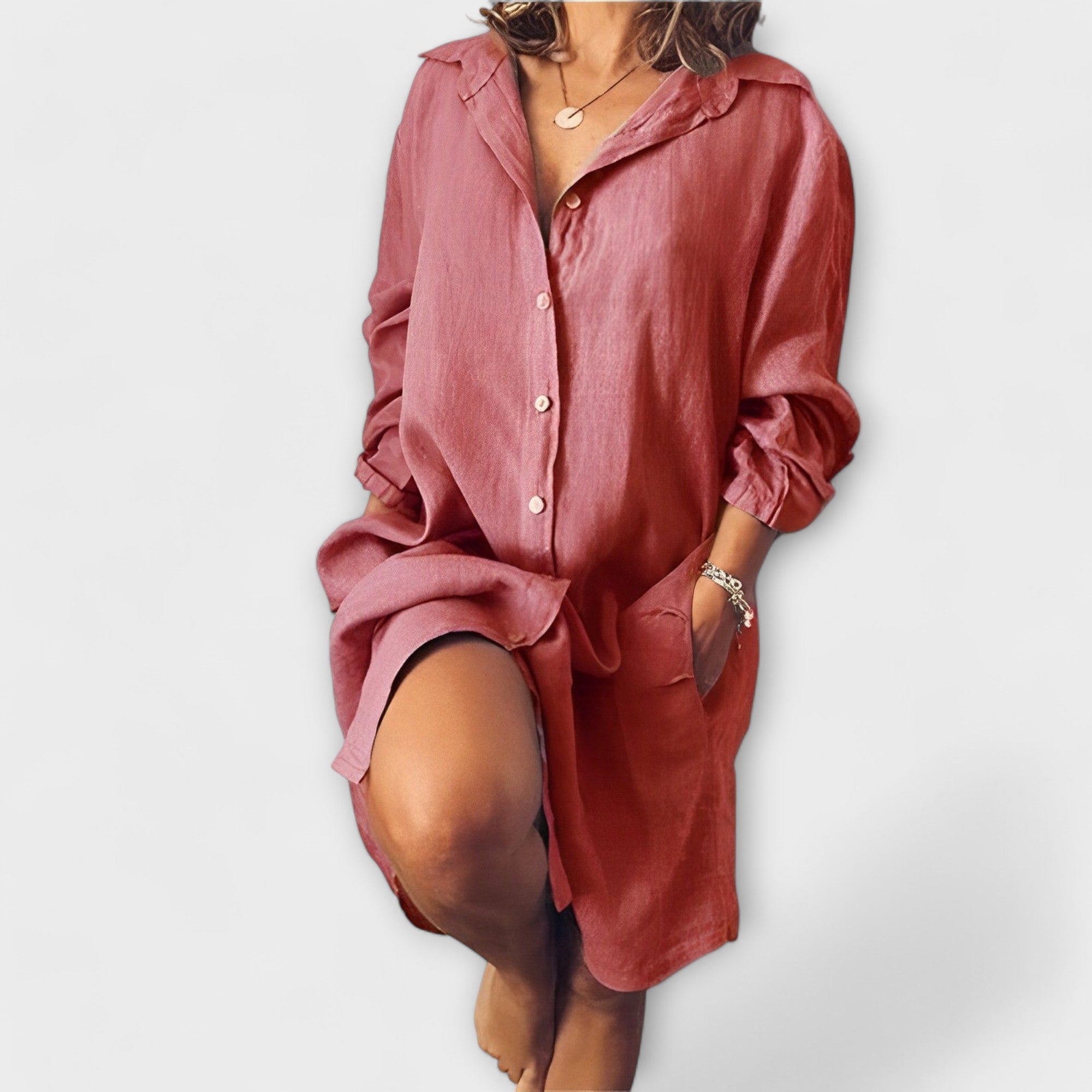 GRACIJA - Casual blůza z látky