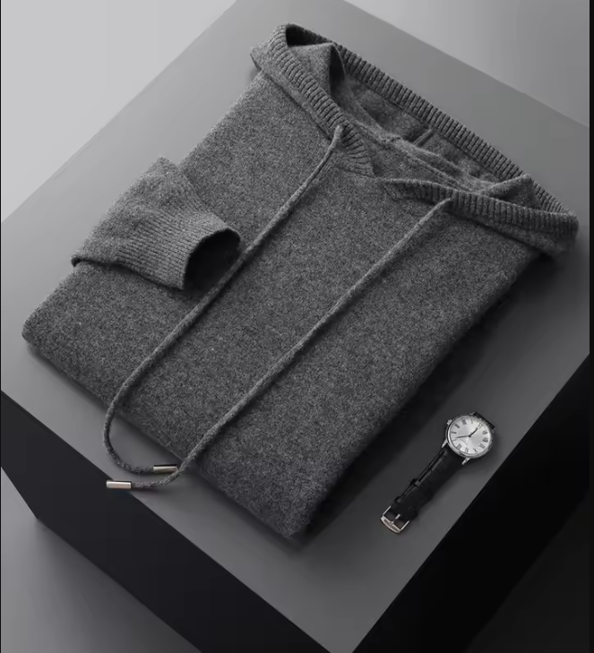 SWARA - Merino vlna Sirlus mikina s kapucí