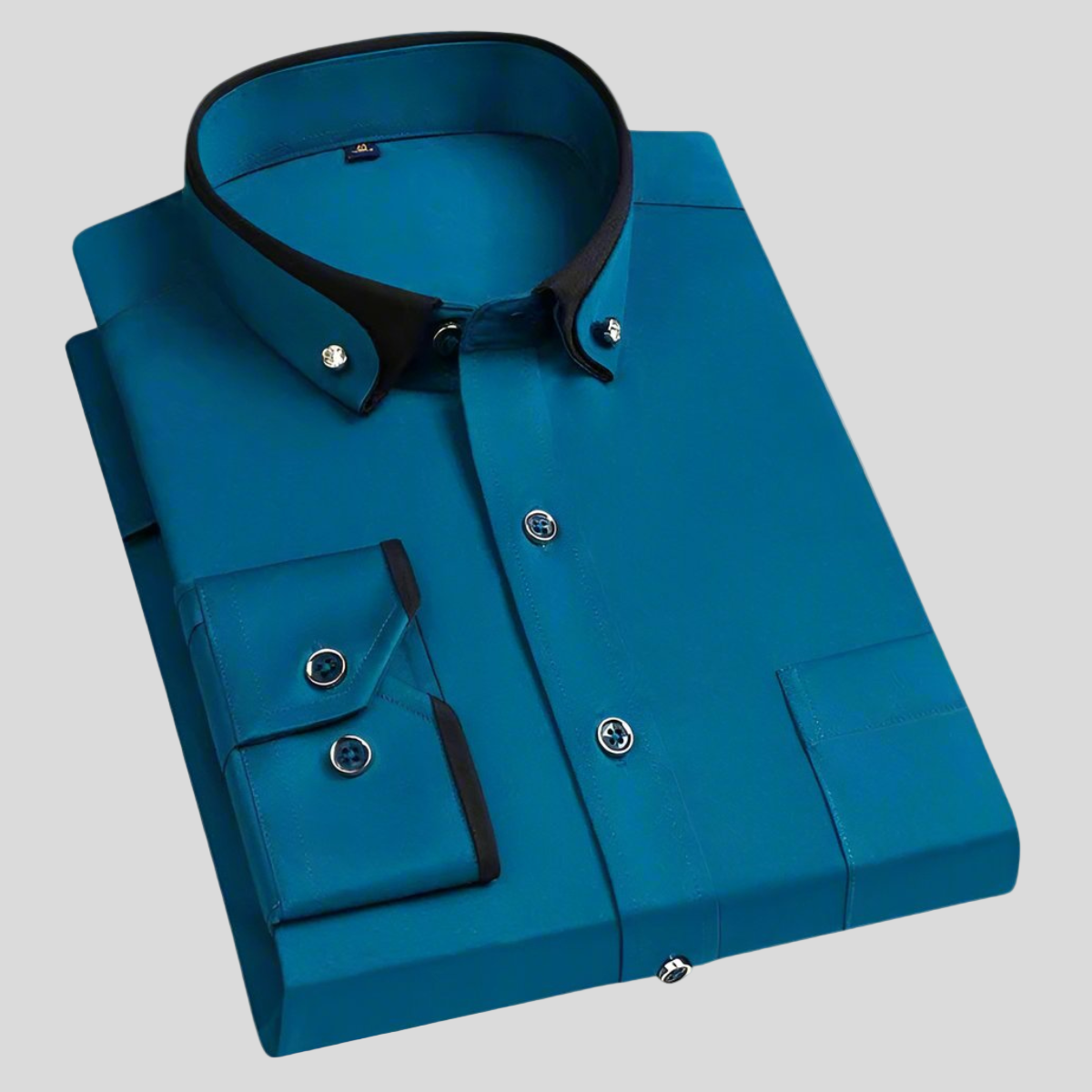 DON - Klasická pánská košile s dlouhým rukávem