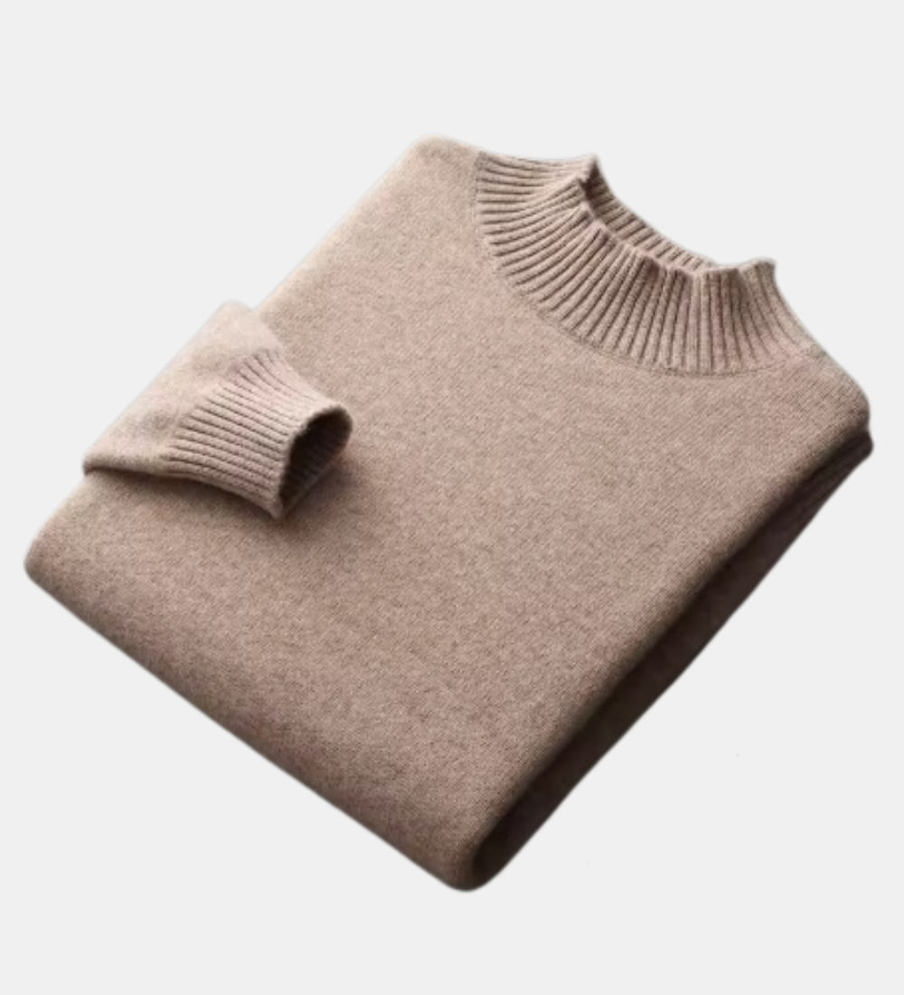 KIKO - Svetr Mercurius s polo-vysokým límcem z vlny