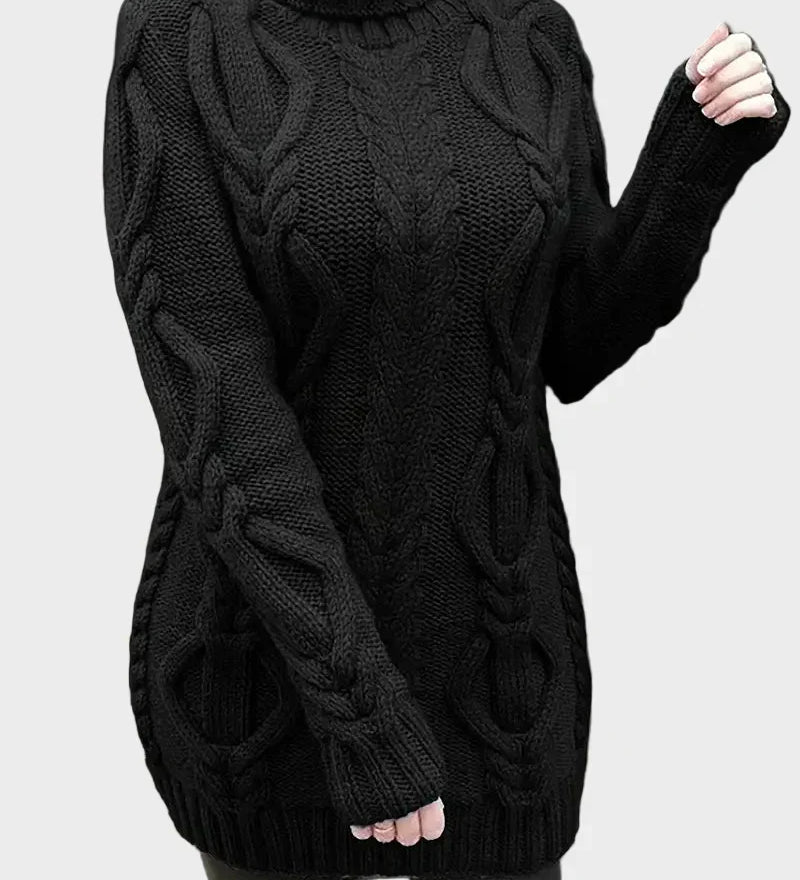 MARIJA – Svetřík s vysokým límcem