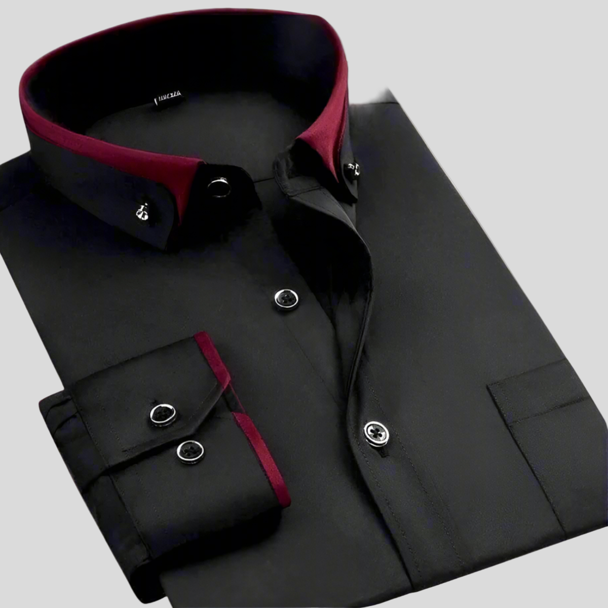 DON - Klasická pánská košile s dlouhým rukávem