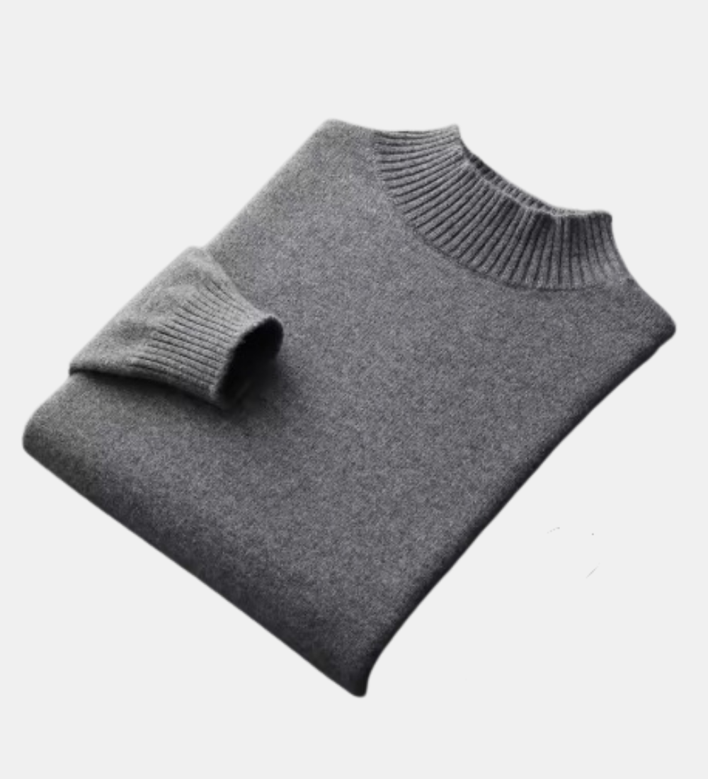 KIKO - Svetr Mercurius s polo-vysokým límcem z vlny