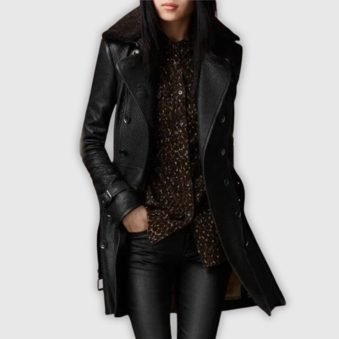 ELINA – Kožená bunda s podšívkou pro pohodlí a styl