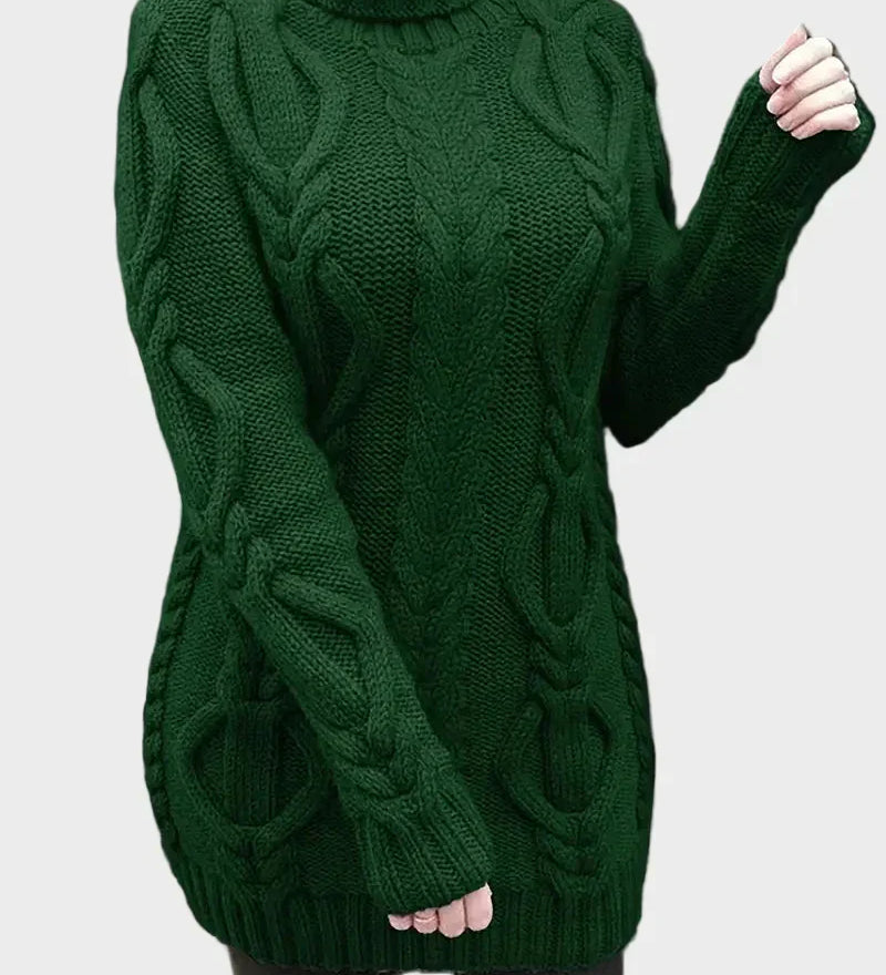 MARIJA – Svetřík s vysokým límcem