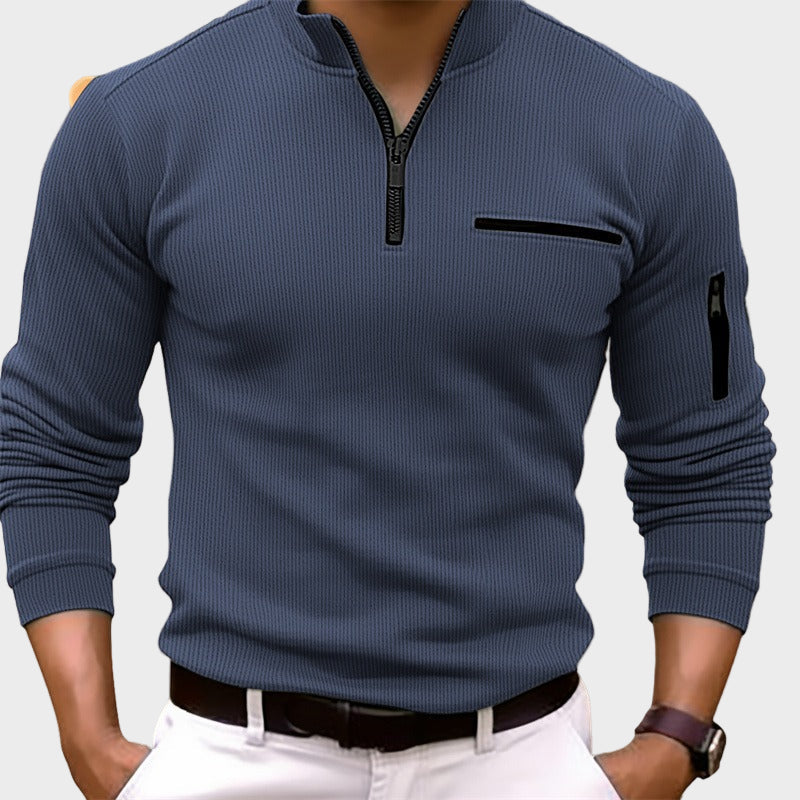 GUSTEOUS - Košile s dlouhým rukávem a zipem