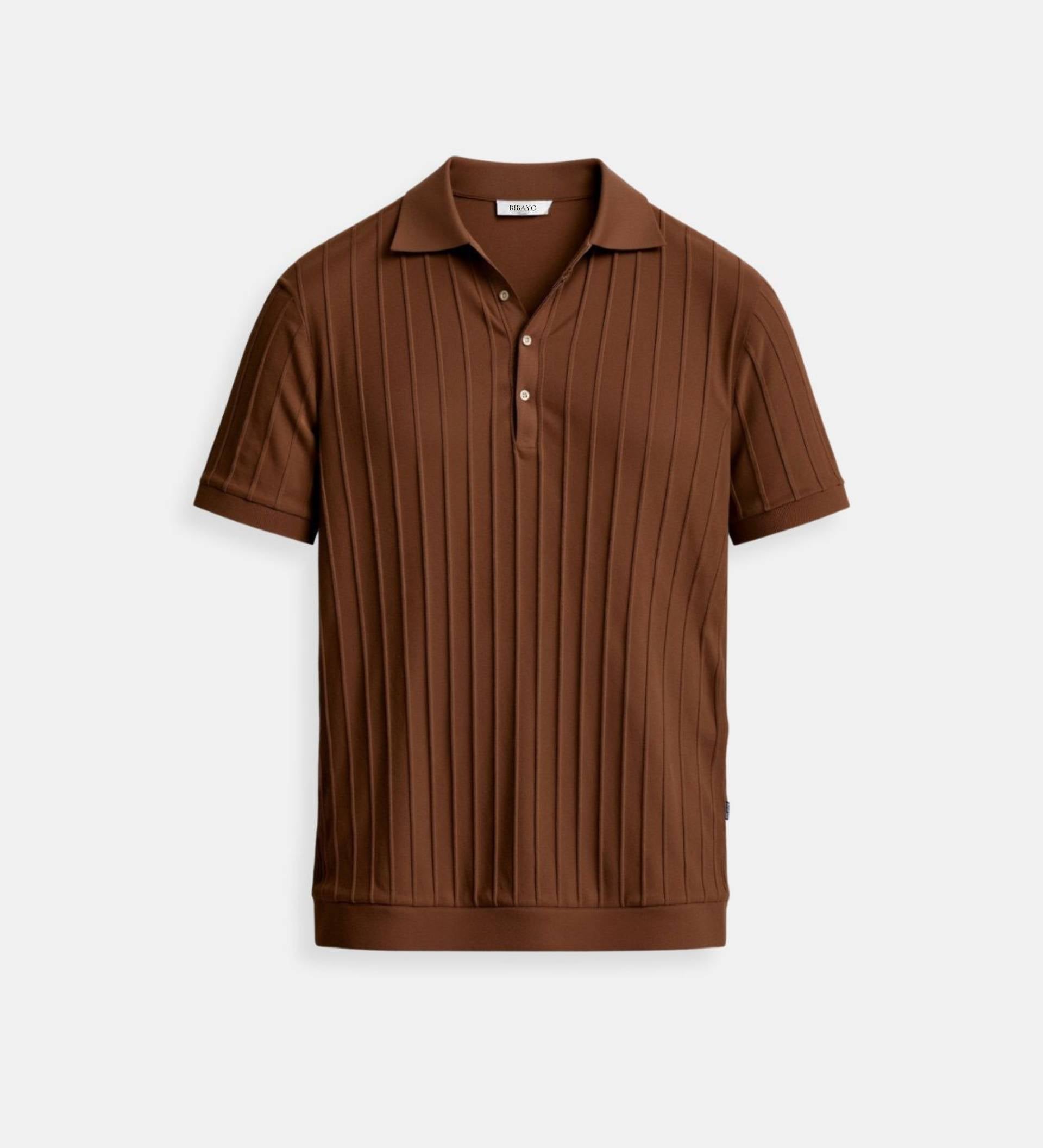 FIU - Polo Chic s Vertikálními Pruhy a Knoflíky