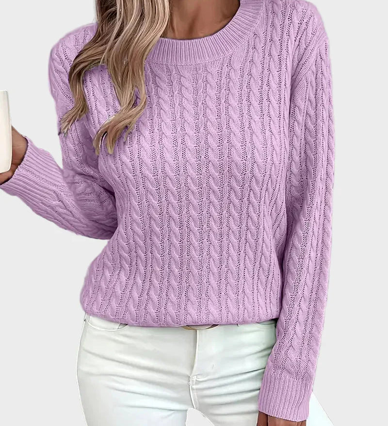 QUINISHA – Pletený svetr s vzorem