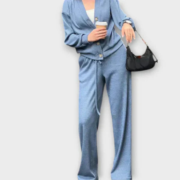 Danută Souprava pro Volný Čas: Tričko s Dlouhými Rukávy a Kalhoty