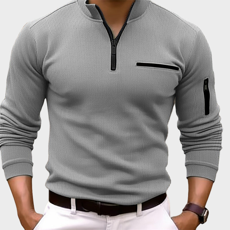 GUSTEOUS - Košile s dlouhým rukávem a zipem