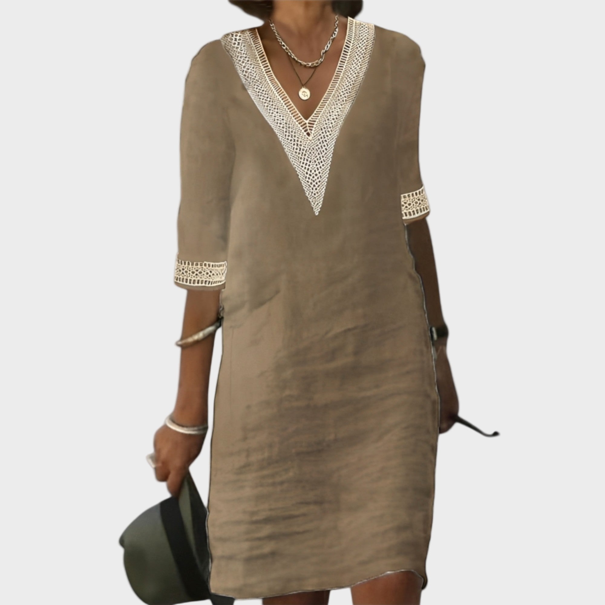 MARIANA – Šaty z bavlny a lnu pro ženy