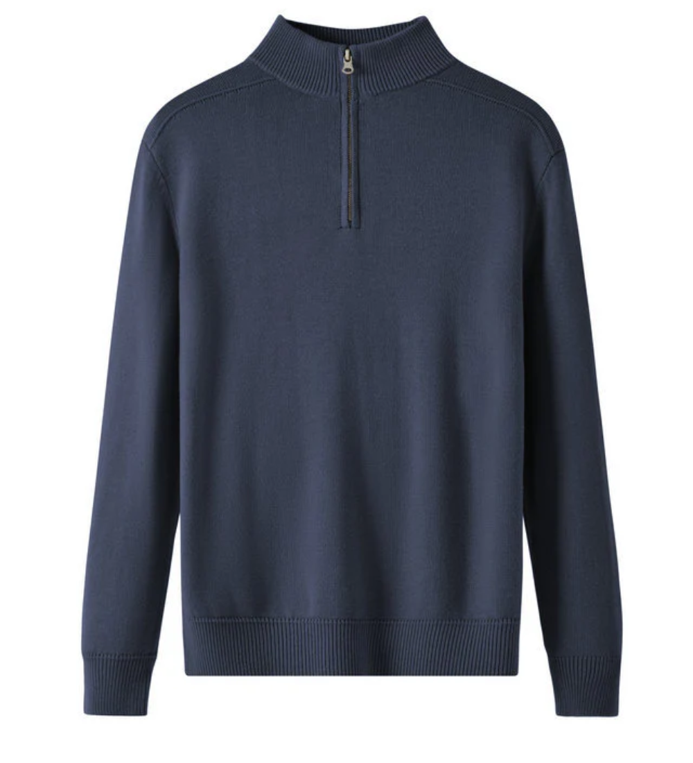 SILVA - Svetr Capri z merino vlny s zipem