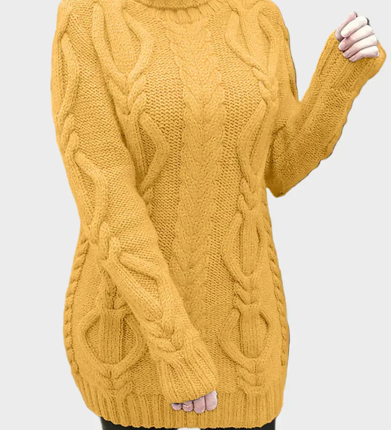 MARIJA – Svetřík s vysokým límcem