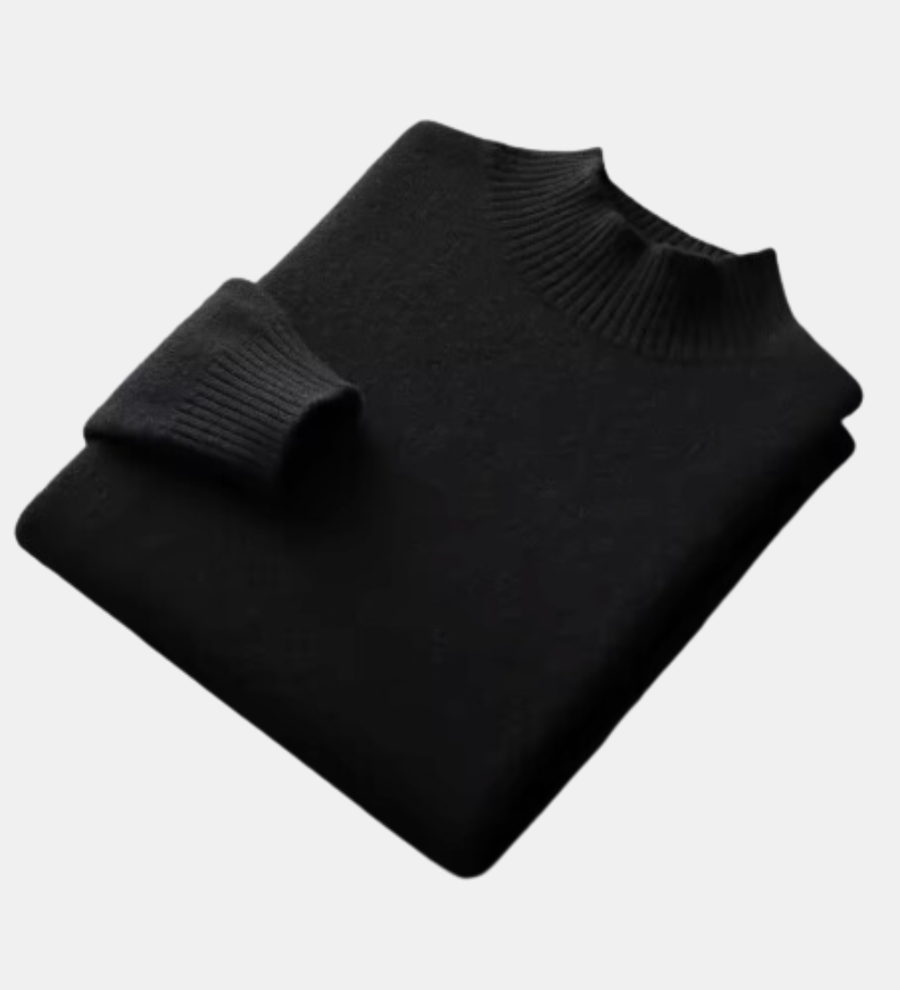 KIKO - Svetr Mercurius s polo-vysokým límcem z vlny