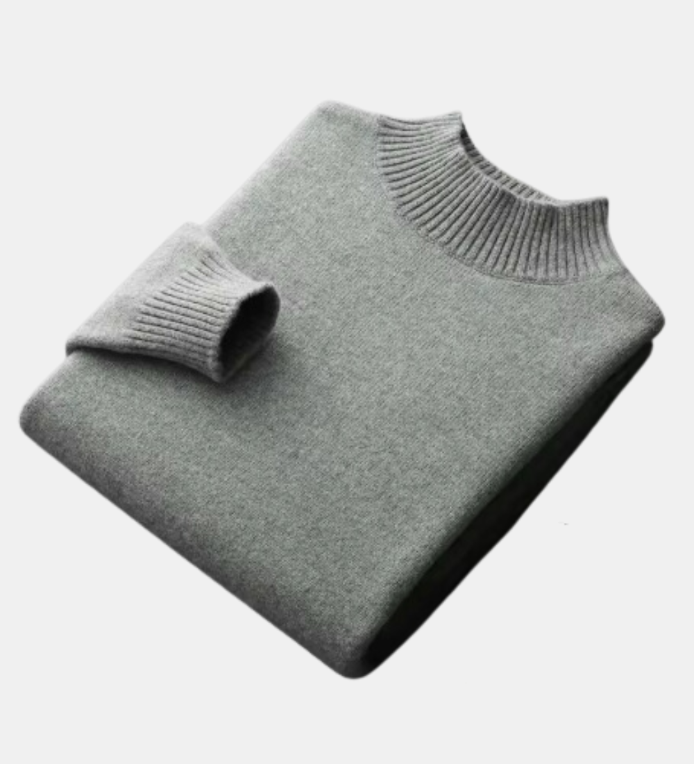 KIKO - Svetr Mercurius s polo-vysokým límcem z vlny