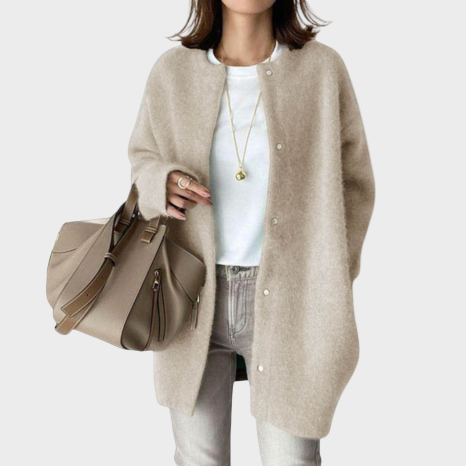 LOIS – Dlouhý oversized pletený cardigan