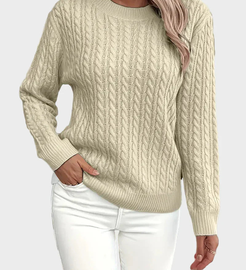 QUINISHA – Pletený svetr s vzorem