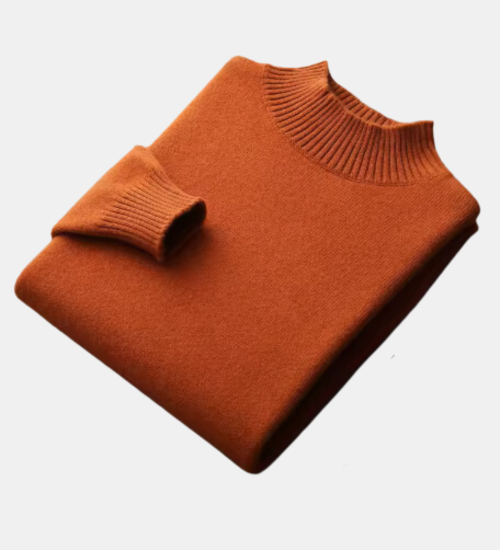 KIKO - Svetr Mercurius s polo-vysokým límcem z vlny