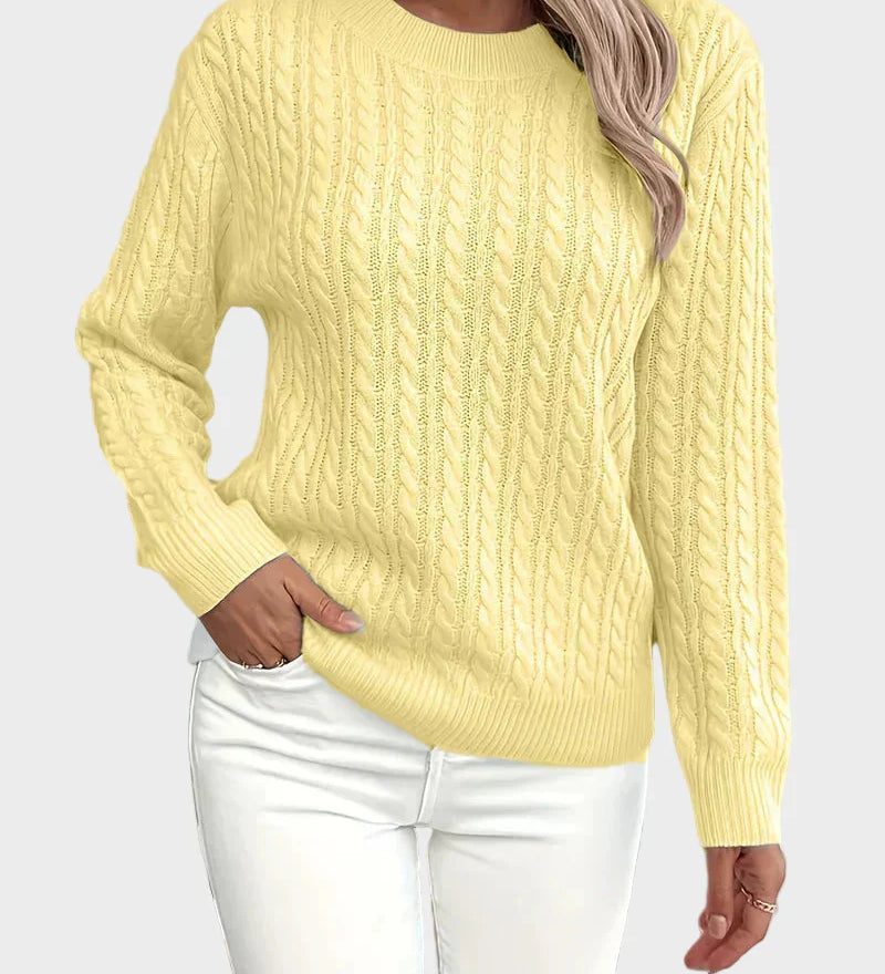 QUINISHA – Pletený svetr s vzorem