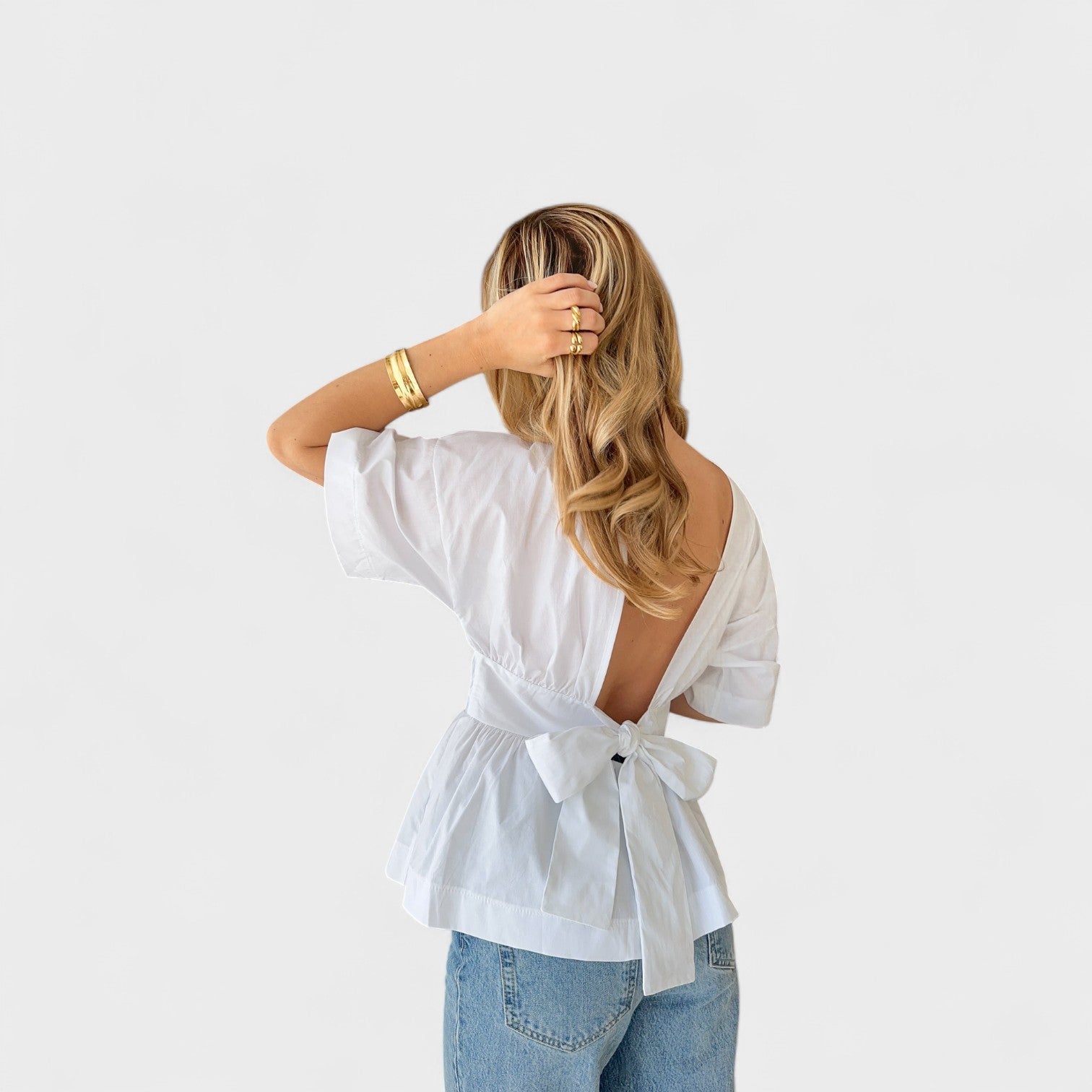 MARGI – Elegantní Blůza s Límcem