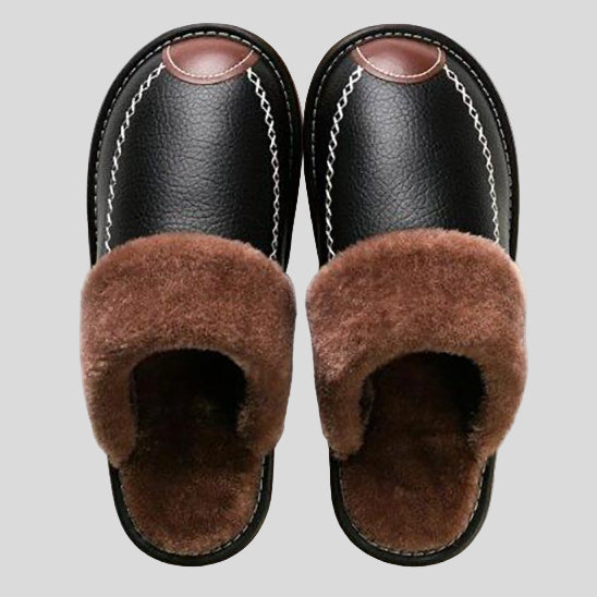 MARKO - Termo papuče z kůže