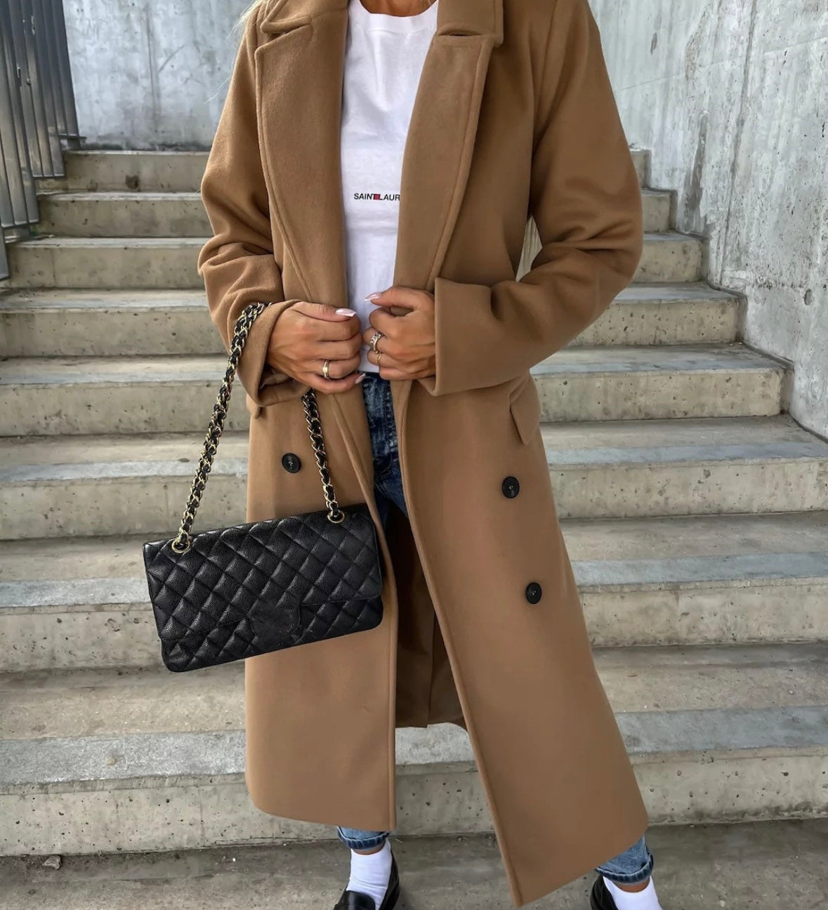 NOEMI - Dámský dlouhý kabát