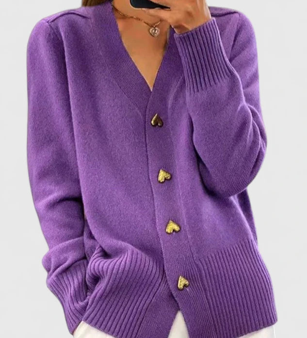 ELIE – Pletená bunda s knoflíky