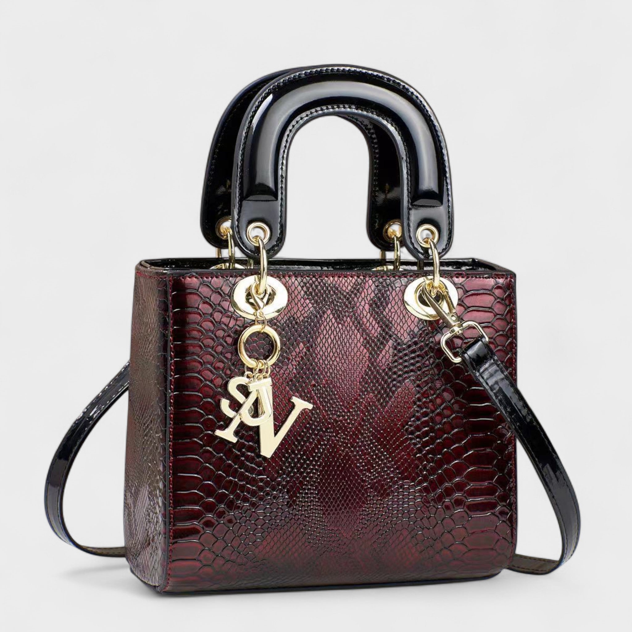 IZABELA - Kabelka s Hadím Vzorem