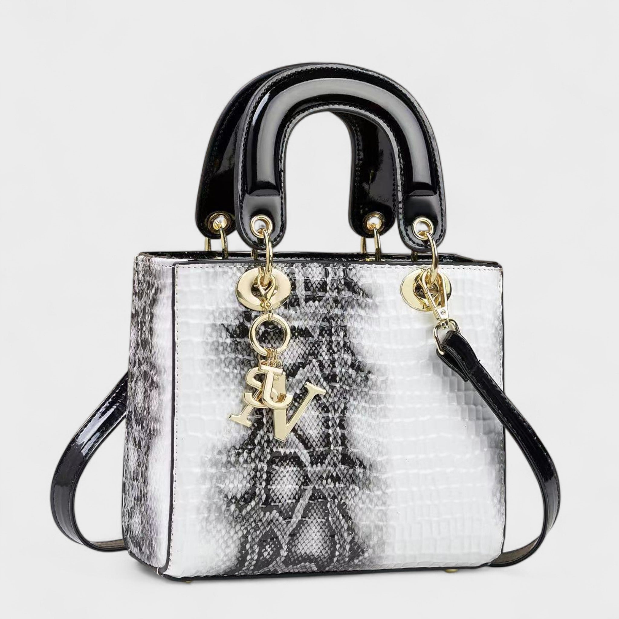 IZABELA - Kabelka s Hadím Vzorem