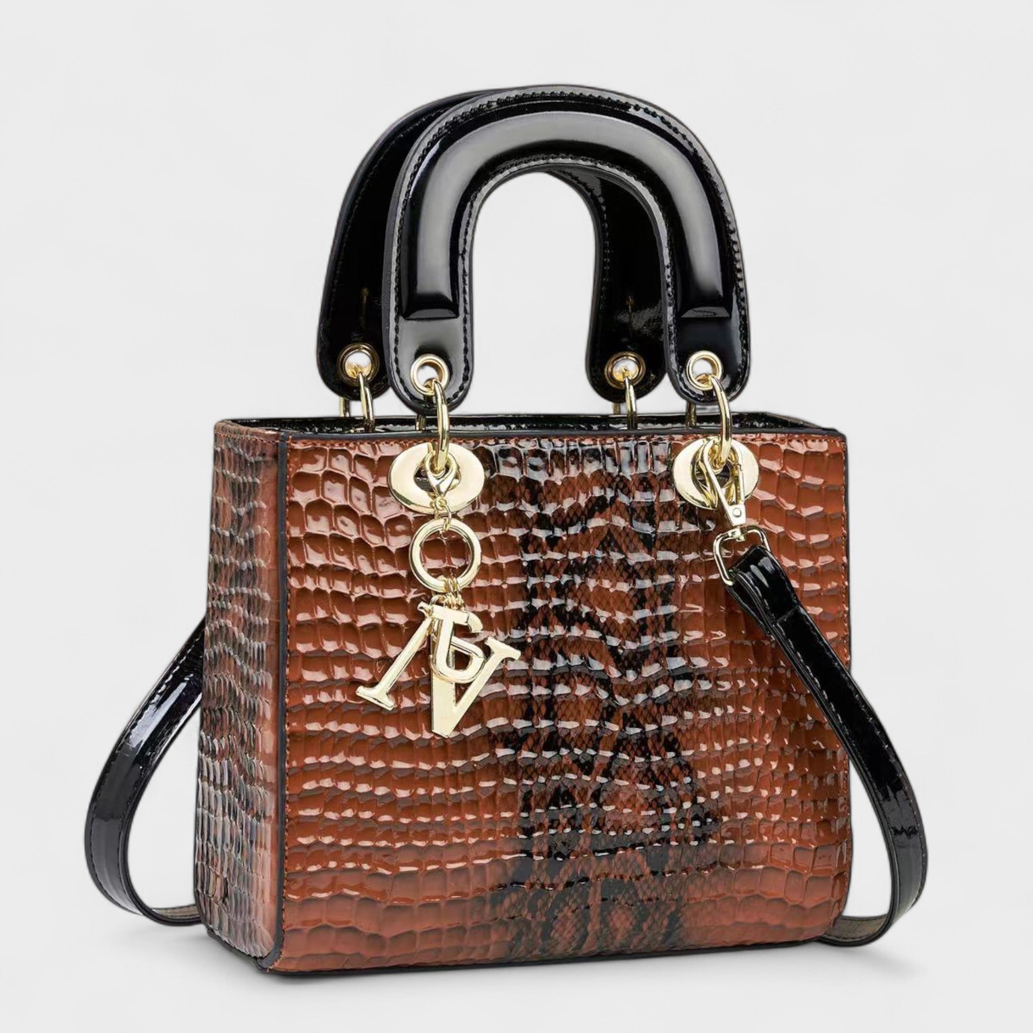 IZABELA - Kabelka s Hadím Vzorem