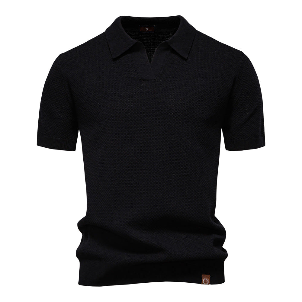 MASON - Texturované polo tričko