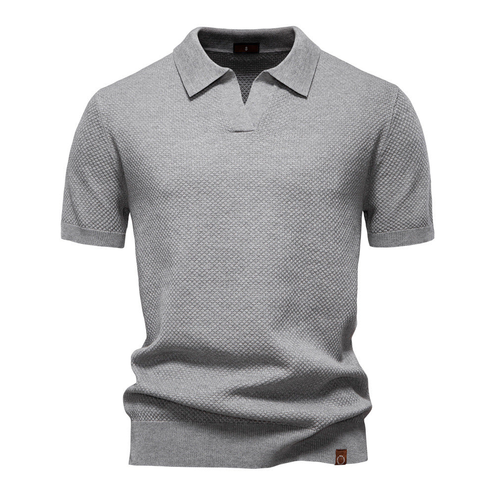 MASON - Texturované polo tričko