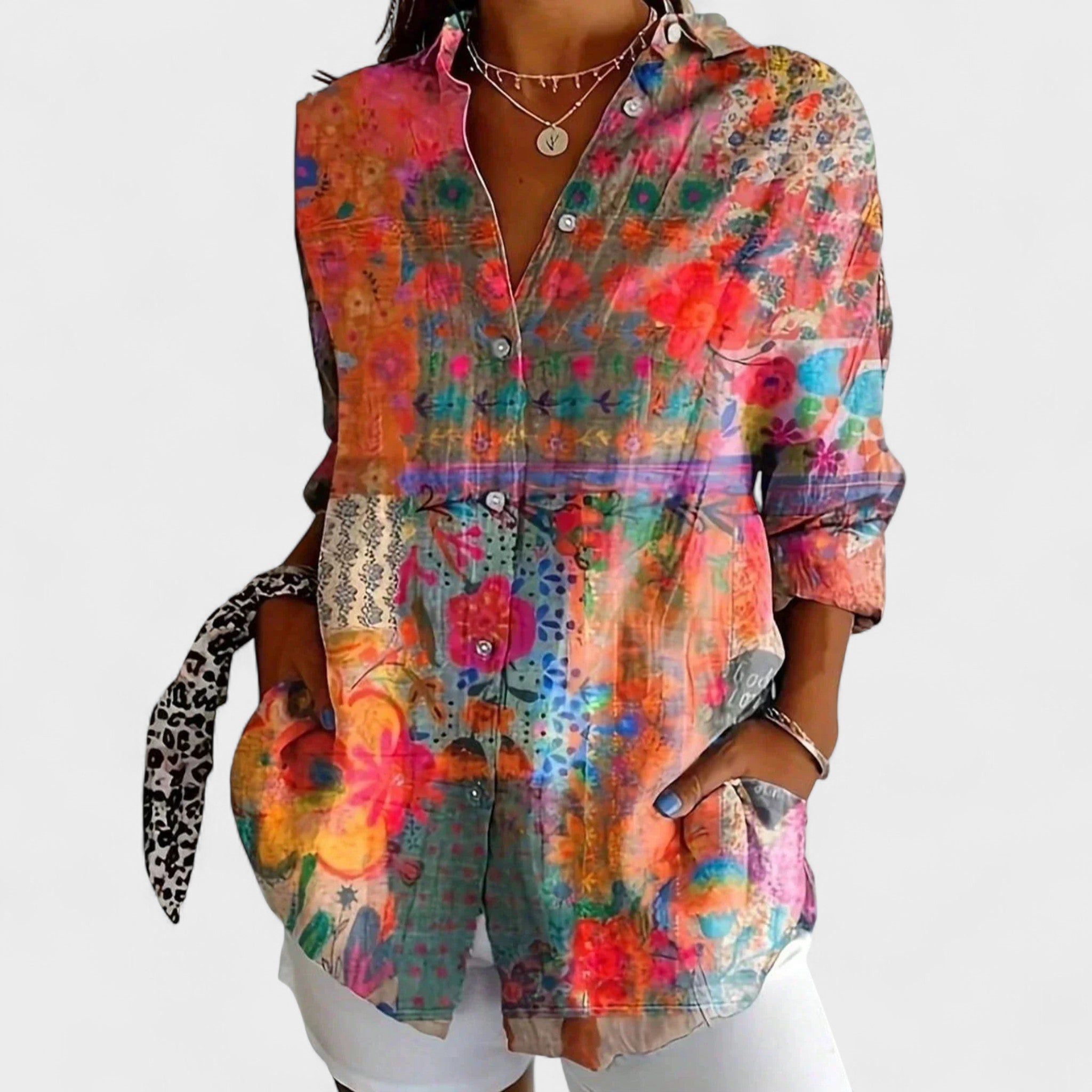 SESKA - Tričko s Barevným Vzorem