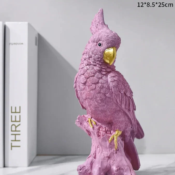 Maison Perché™ – Umělecká figurka papouška
