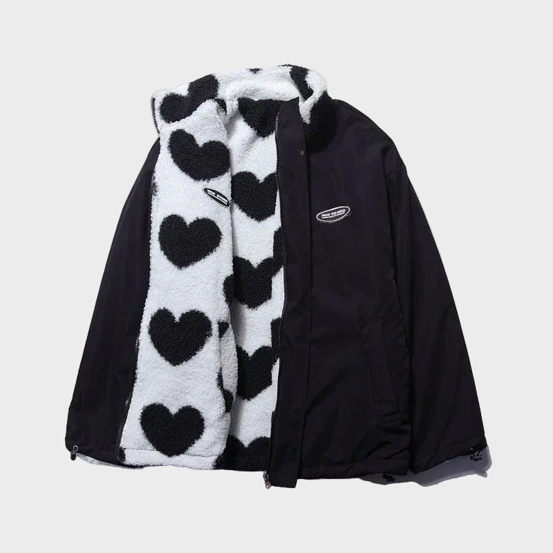 ZALA - Reverzibilní bunda se srdcem