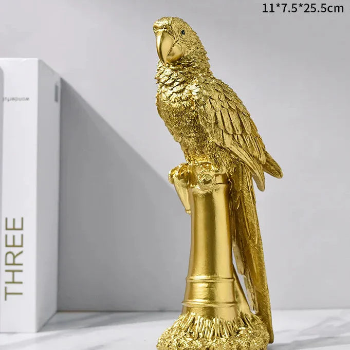Maison Perché™ – Umělecká figurka papouška