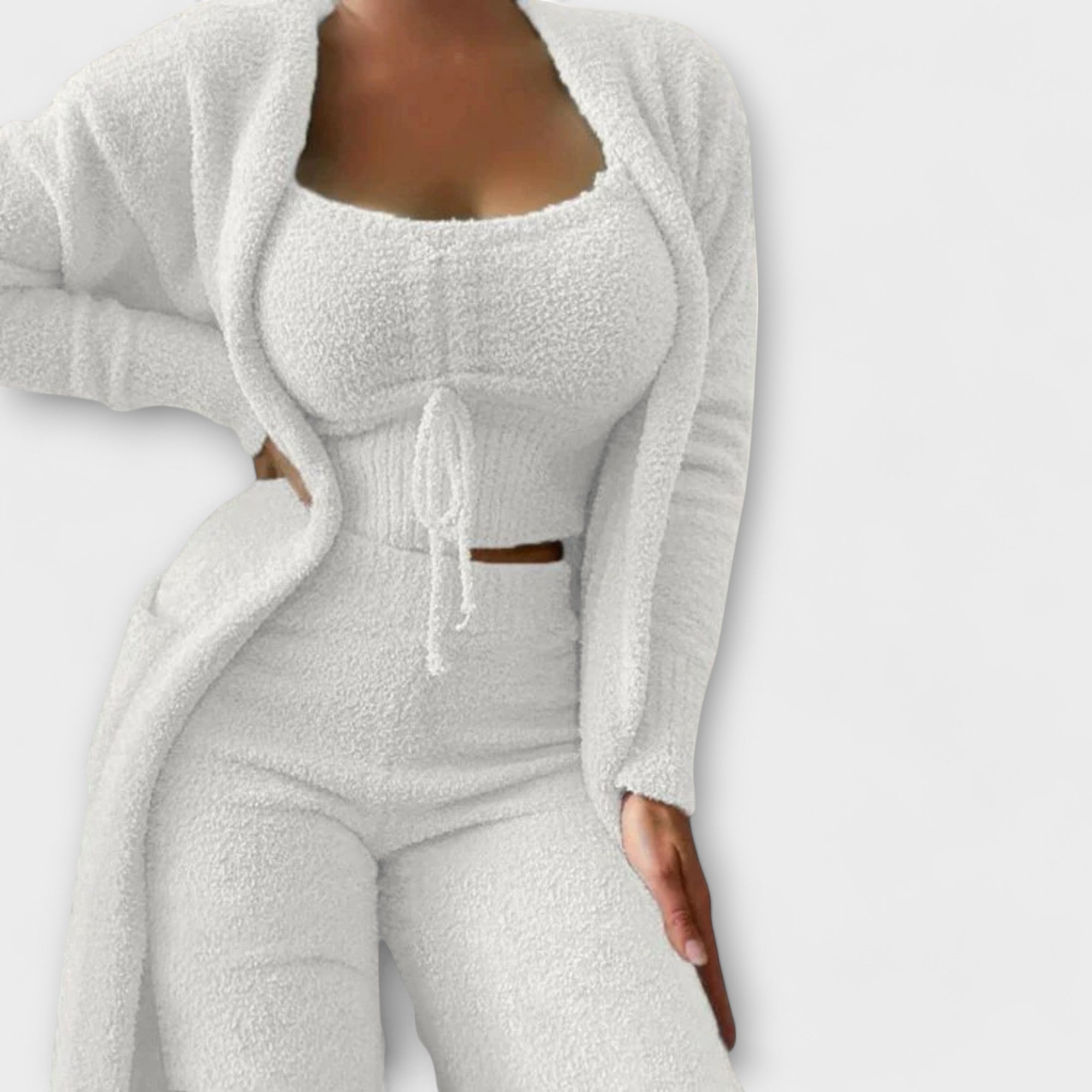 RAQUEL – Elegantní pyžamový set ze 3 kusů