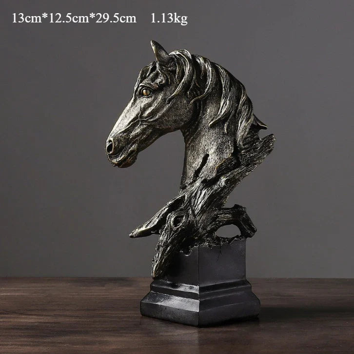 Equinox Grace – Moderní socha hlavy koně