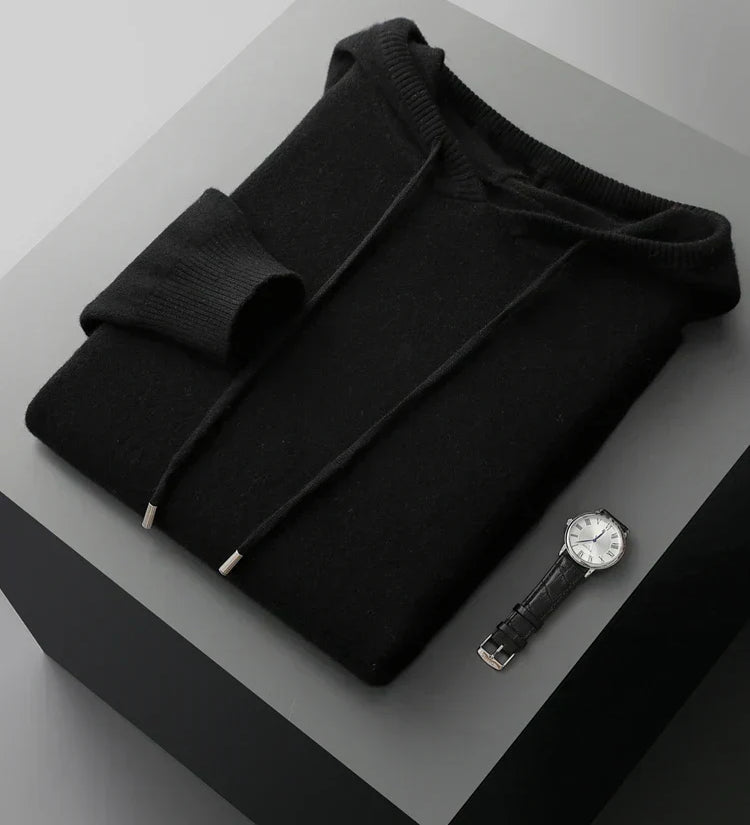 SWARA - Merino vlna Sirlus mikina s kapucí