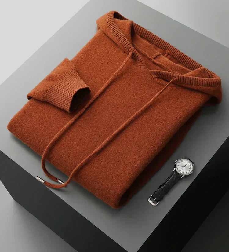 SWARA - Merino vlna Sirlus mikina s kapucí