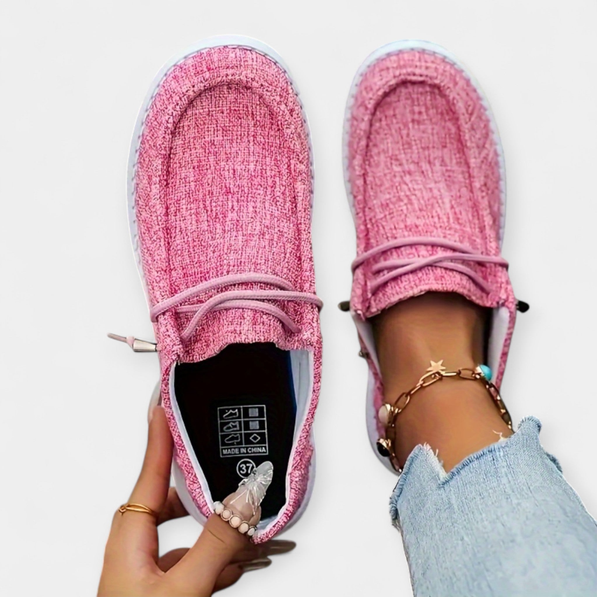 PENELOPE - Pohodlné Plátěné Boty na Denní Nošení