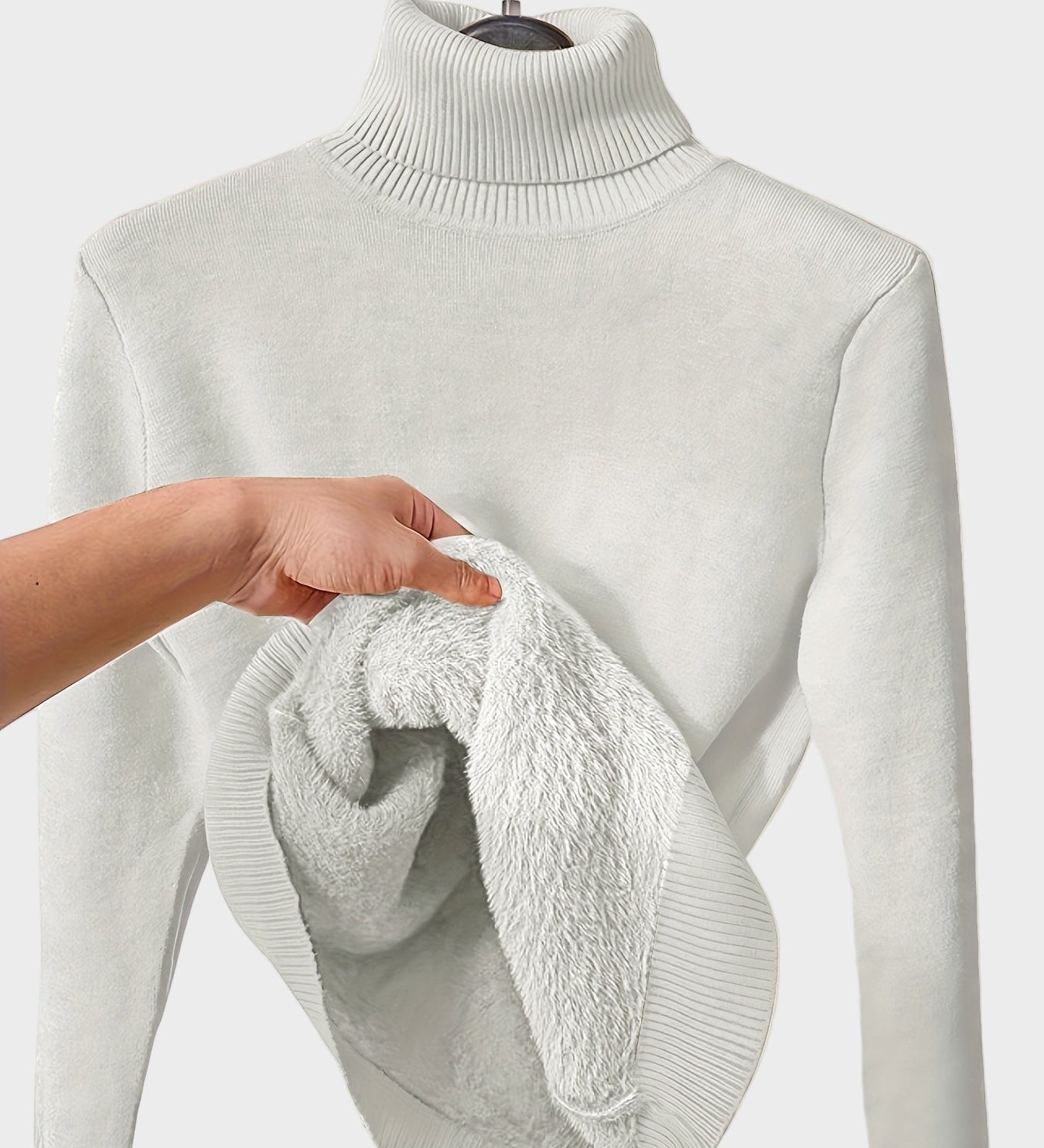 LEA - Měkký svetr s vysokým límcem