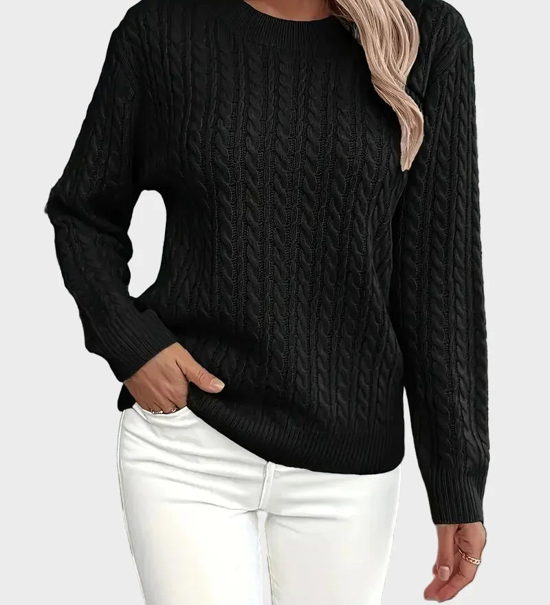 QUINISHA – Pletený svetr s vzorem