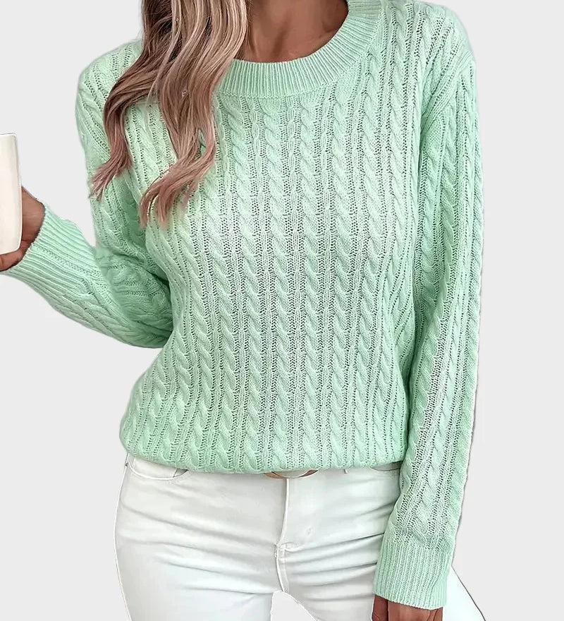 QUINISHA – Pletený svetr s vzorem