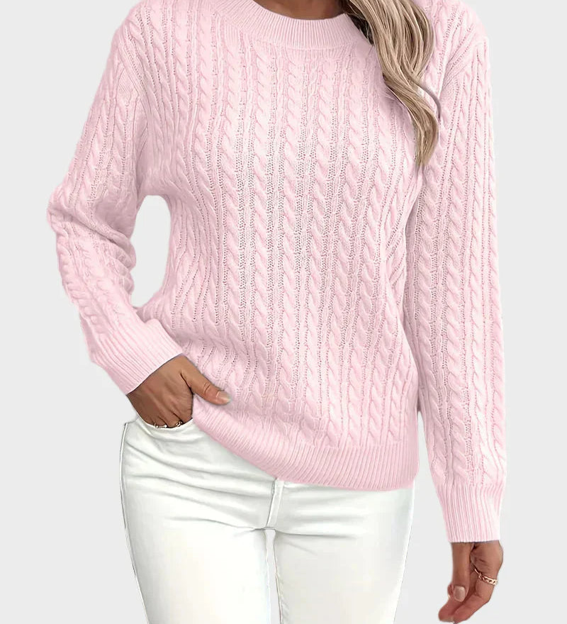 QUINISHA – Pletený svetr s vzorem