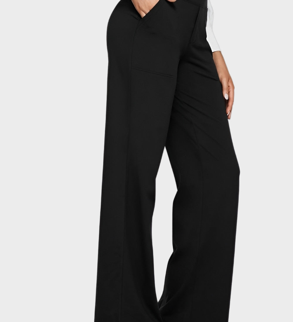 LANA - Elegantní kalhoty z měkké jersey tkaniny